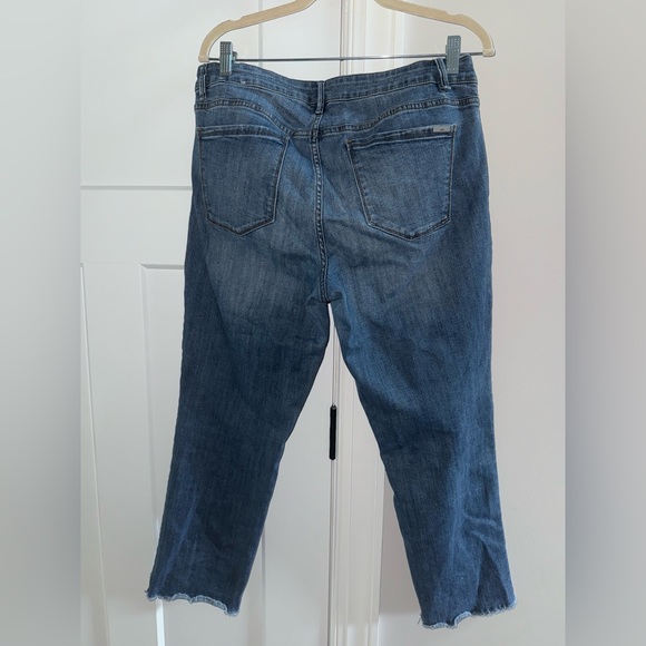 White House Black Market Straight Leg Blue Jeans - Picture 2 of 5